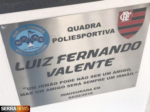 MIGUEL PEREIRA ATLÉTICO CLUBE INAUGURA QUADRA POLIESPORTIVA LUIZ FERNANDO VALENTE